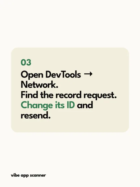 Vibe App Scanner carousel, slide 4