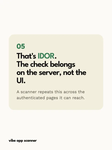 Vibe App Scanner carousel, slide 6