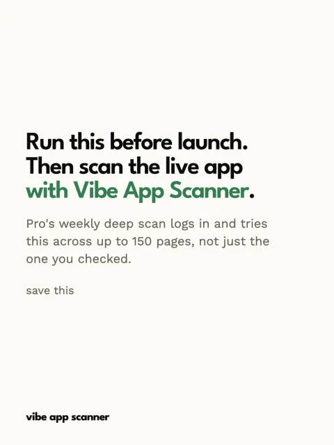 Vibe App Scanner carousel, slide 7